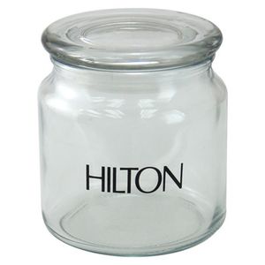 Photo of 3 3/4" Round Glass Jar Empty