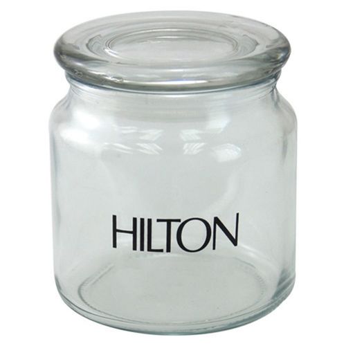 Photo of 3 3/4" Round Glass Jar Empty