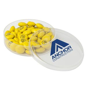 Photo of Small Round Acrylic With Chocolate Button Emojys