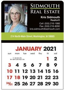 Photo of Full Color Stick Up, English Grid Calendar