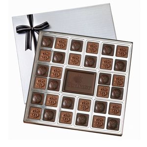 Photo of Custom Chocolate Squares Gift Box (1 1/2 Lbs.)