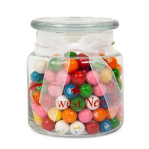 Photo of 22oz. Glass Jar   Rainbow Bubble Gum