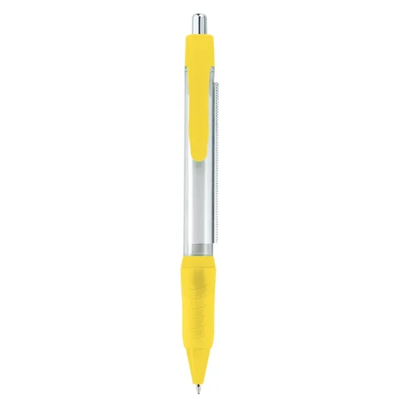 Yellow/Blue Ink color option for Grip Banner Pen