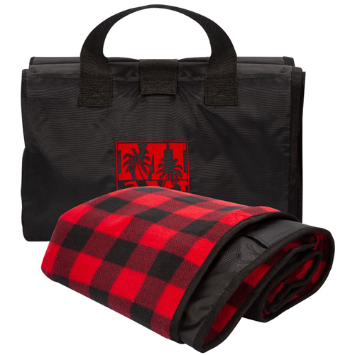 Photo of Fleece/Nylon Picnic Blanket