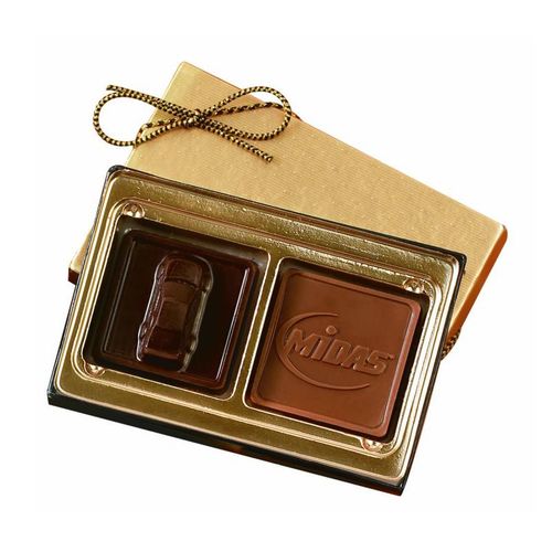 Photo of Custom Chocolate Squares Gift Box (1 1/4oz.)