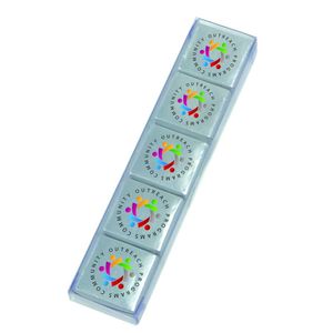 Photo of Ten Piece Chocolate Foiled  Square Acetate