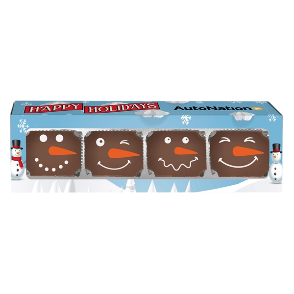 White color option for Holiday Snowman Slider Box