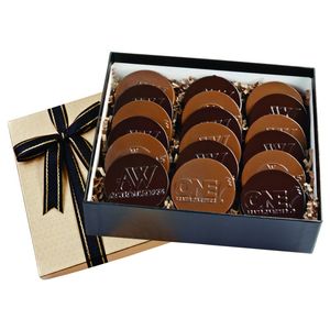 Photo of Cookie Gift Box With 18 Round Cookies