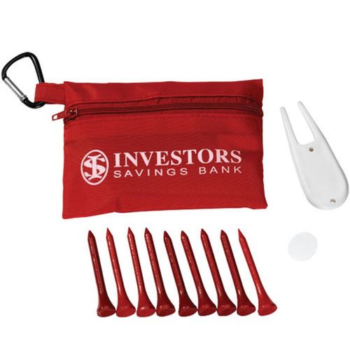 Photo of Full Color Deluxe Golf Kit In Zippered Pouch