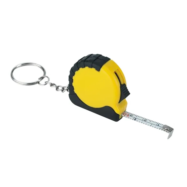 Yellow color option for Mini Tape Measure Keychain