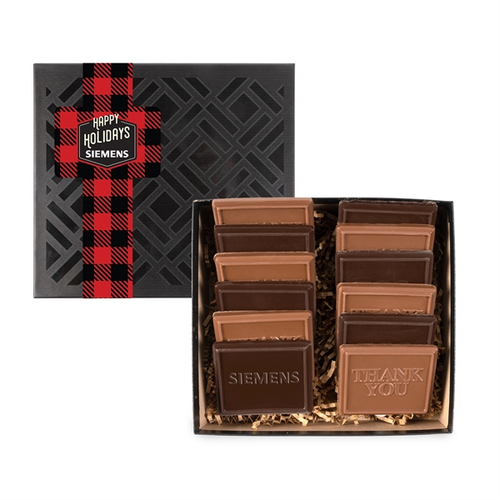 Main photo of 12 Piece Cookie Gift Box With Full Color Belly Band