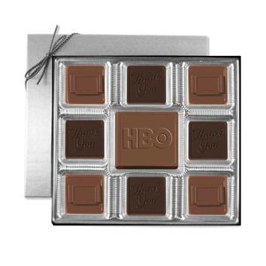 Photo of Custom Chocolate Squares Gift Box (6 Oz.)
