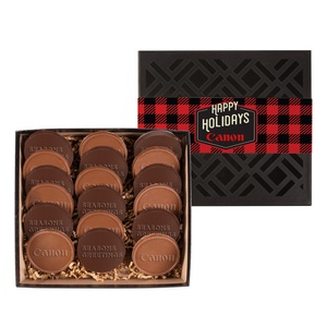 Photo of Deluxe Cookie Gift Box With 18 Round Cookies