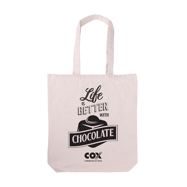 Beige color option for We Appreciate You A Choco Lot Mailer With Tote