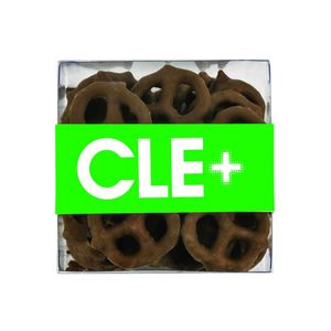 Photo of Square Acetates   Milk Chocolate Mini Pretzels