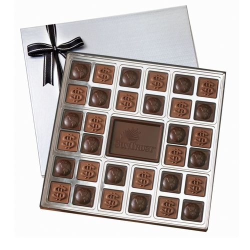 Photo of Custom Chocolate Squares Gift Box (3 Lbs.)