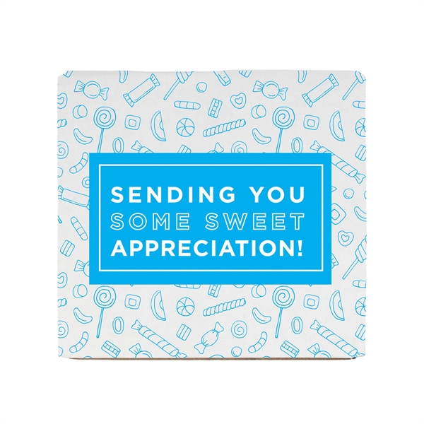 White color option for Sweet Appreciation Gummy Candy Mailer