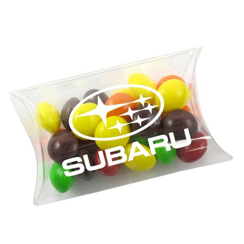 Photo of Small Pillow Acetate Box With Skittles