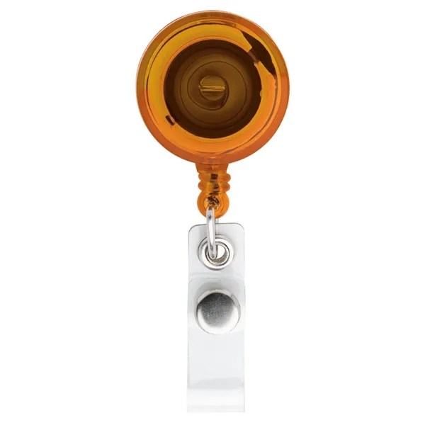 Translucent Orange color option for Retractable Badge Holder