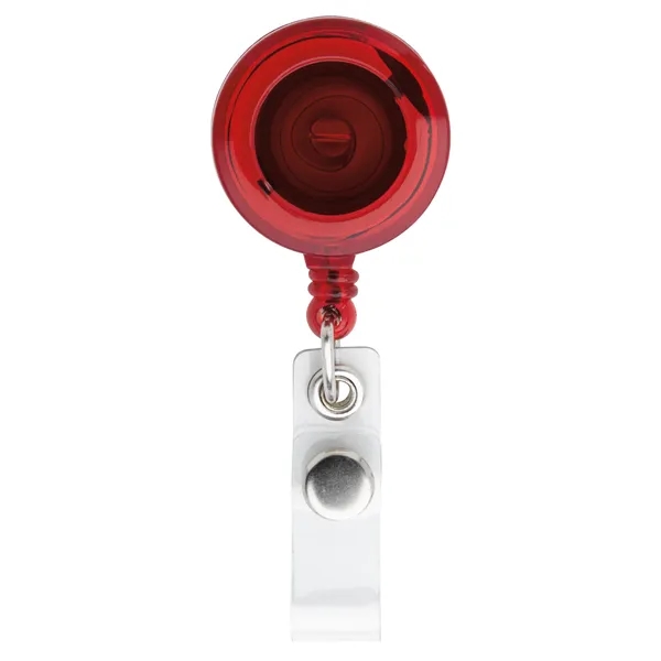 Translucent Red color option for Retractable Badge Holder
