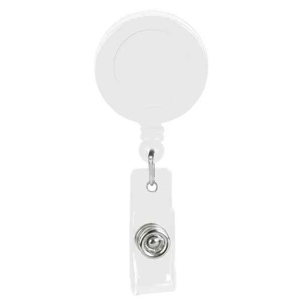 White color option for Retractable Badge Holder