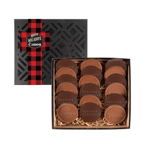 Main photo of 18 Round Cookies Deluxe Gift Box