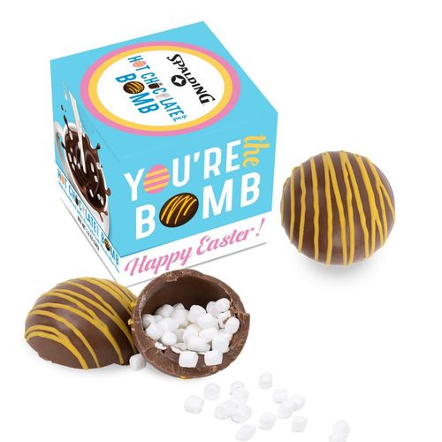 Photo of Hot Chocolate Bomb With Yellow Drizzle   Easter Box