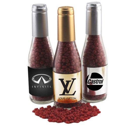 Photo of Champagne Bottle With Red Hots