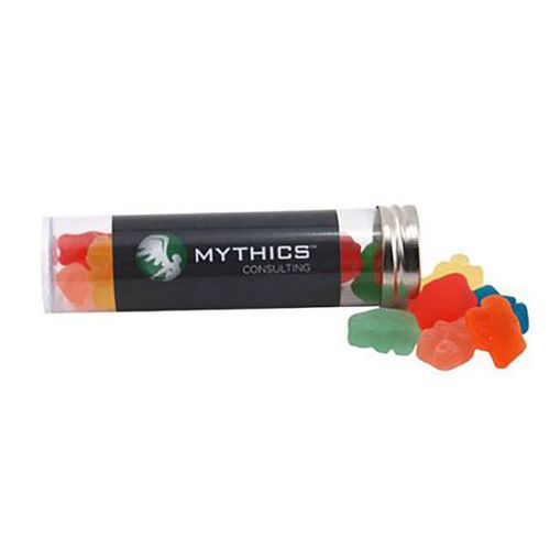 Photo of Medium 5" Candy Tube With Gummy Bears