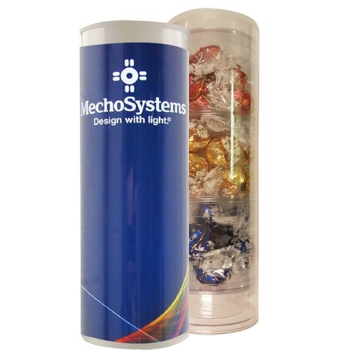 Photo of 3 Piece Holiday Gift Tube With Lindor Truffles