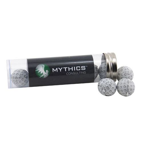 Photo of Tube With Chocolate Golf Balls