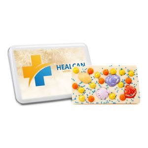 Photo of One Of A Kind Tin With Holiday Lights Bark