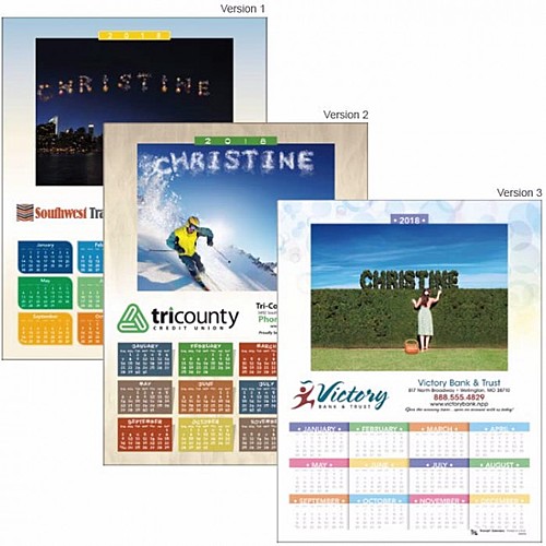 Photo of Your Name Here Small Span A Year Calendar