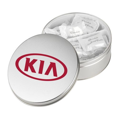 Photo of Warm Wishes Tins   Chocolate Covered Sandwich Cookie