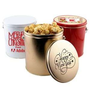 Photo of 1 Gallon Gift Tin With Caramel Popcorn