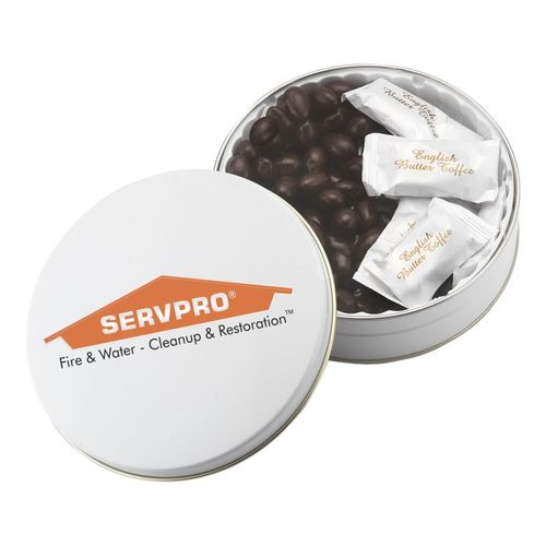 Photo of Glad Tidings Tins   English Butter Toffee & Dark Chocolate Almonds