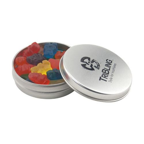 Photo of Round Tin With Gummy Bears