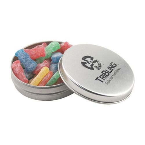 Photo of Round Tin With Sour Patch Kids