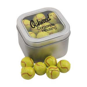 Photo of Window Tin With Chocolate Tennis Balls