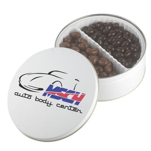 Photo of Warm Wishes Tins   Dark Choc Almonds & Milk Choc Cashews