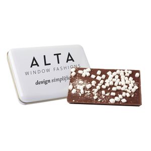 Photo of Milk Chocolate & Dehydrated Marshmallow Bark Tin