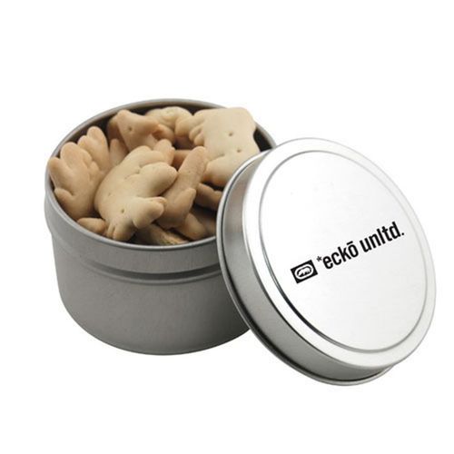 Photo of Round Tin With Animal Crackers