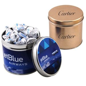 Photo of Round Tin With Hershey Kisses
