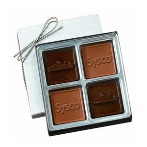 Photo of Custom Chocolate Squares Gift Box (2 1/2oz.)