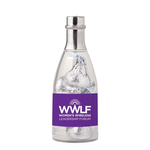 Main photo of Champagne Bottle With Hershey Chocolate Kisses