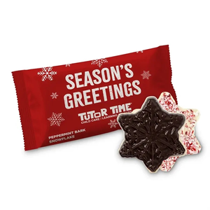 Photo of 75 Oz  One Color Wrapped Peppermint Bark Snowflake