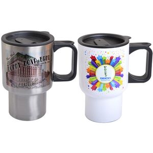 Photo of Stainless Steel 14oz Travel Mug   Full Color