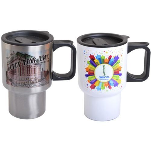 Photo of Stainless Steel 14oz Travel Mug   Full Color