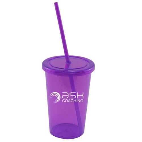 Photo of 16 Oz Acrylic Tumbler With Straw