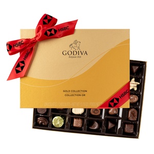 Photo of Godiva Ballotin Gold 36 Piece Assortment Box